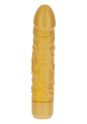 Toy Joy - Gold Dicker Original Vibrator - Вибратор, 20х4,4 см