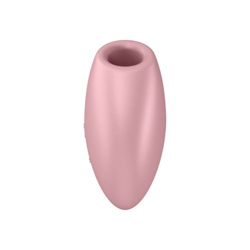 Satisfyer Cutie Heart Light Red - Вакуумний стимулятор у вигляді серця, 7.7х7.5 см (рожевий) - купити в Києві, Україні