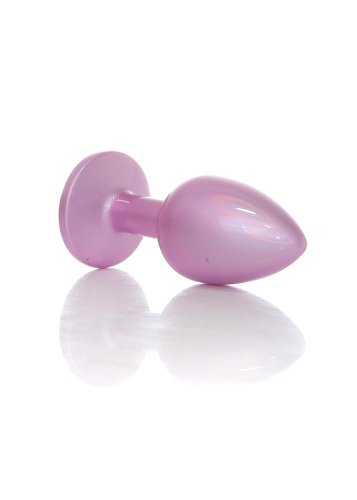 Анальная пробка с камнем B-Series Jewellery Pearl Pink Plug, S