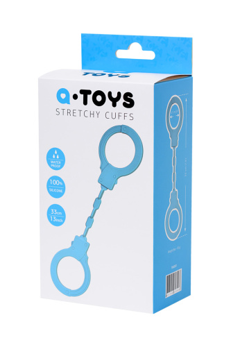 A-Toys By Toyfa - Силиконовые наручники (голубые)