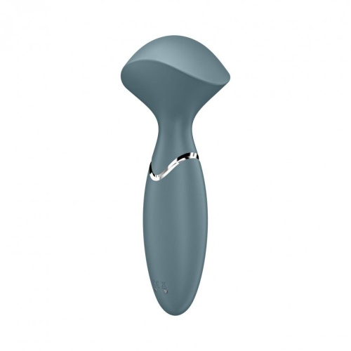 Satisfyer Mini Wand-er - Вибромассажер, 16х6 см (серый)