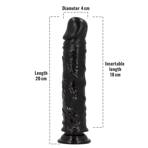 Фалоімітатор з ароматом лакриці - Toyz4lovers Delicious Dildo Liquorice, 20 см - купити в Україні | Секс шоп SEX-SHOP.ua