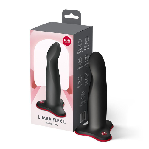 Фаллоимитатор Fun Factory LIMBA FLEX L с эффектом памяти, 18,1 см