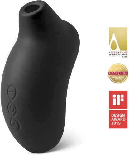 Lelo Sona 2 - Звуковой стимулятор клитора, 10х5.6 см (чёрный)