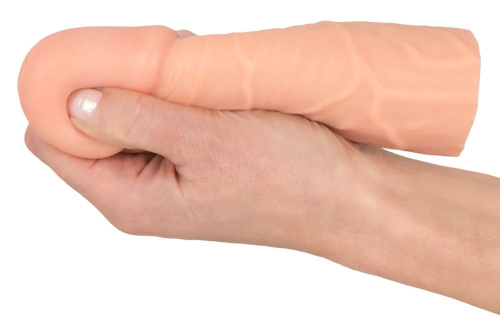 Nature Skin Extension Sleeve - Насадка на пенис, +4 см (телесный)