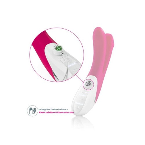 Mystim Bon Aparte Vibrator - вибратор для двойной стимуляции, 25х3.1 см