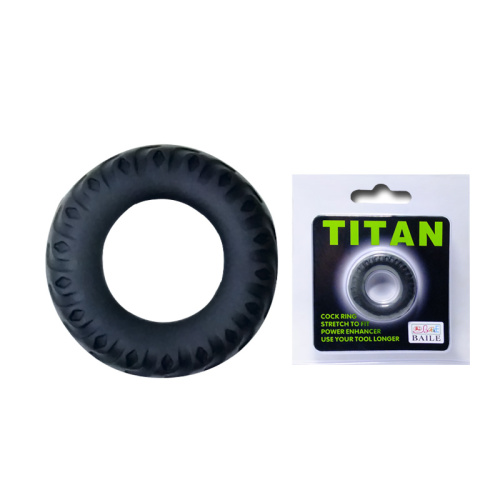 TITAN cock ring green - Ерекційне кільце, 2 см - купити в Києві, Україні