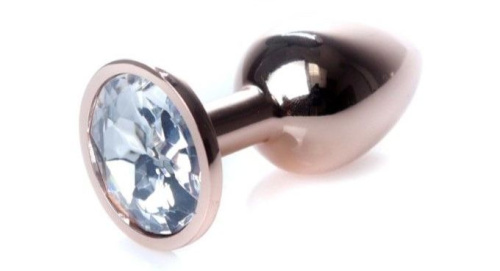 Анальная пробка Jewellery Red Gold Plug - размер S