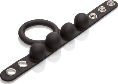 California Exotic Novelties C-Ring Ball Stretcher - Эрекционное кольцо, 3,5 см (черный)
