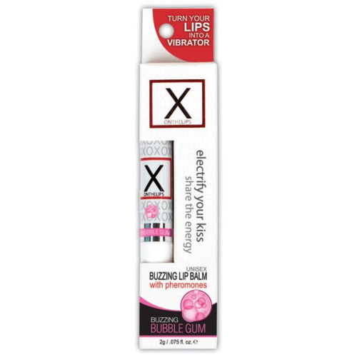 Sensuva - X on the Lips Bubble Gum - Стимулирующий бальзам для губ с феромонами, 2 г (жвачка)