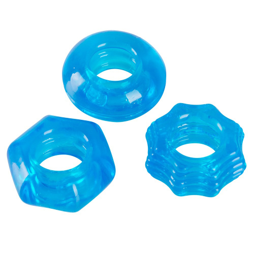 Orion Stretchy Cock Ring Set набор из 3 эрекционных колец, 1.8 см