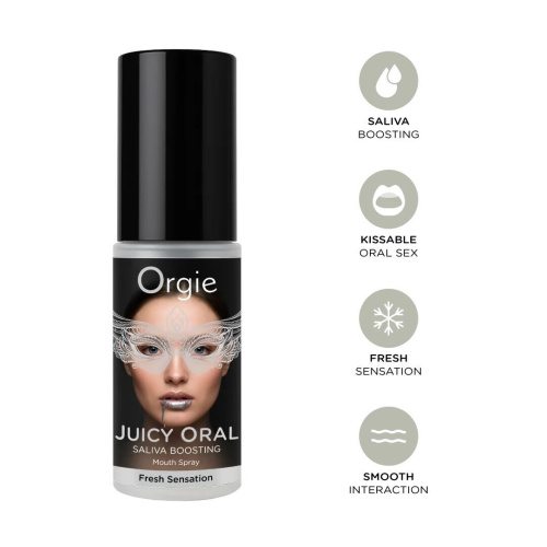 Оральный спрей Orgie – Juicy Oral для усиления слюноотделения, 15 мл