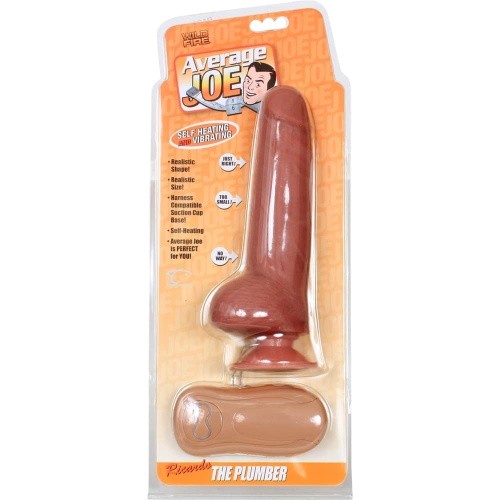 Topco SalesAverage Joe The Plumber, Ricardo Vibrating/Heating - Вибратор, 14х4.3 см