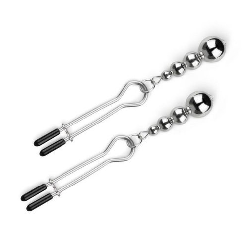 Зажимы для сосков Bedroom Fantasies: Nipple Clamps with Beaded Chain