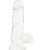 Addiction Crystal Clear Dildo with Balls 6" - Прозрачный фаллоимитатор с присоской, 10.1х3.8 см Addiction Crystal Clear Dildo with Balls 6" - Прозрачный фаллоимитатор с присоской, 10.1х3.8 см