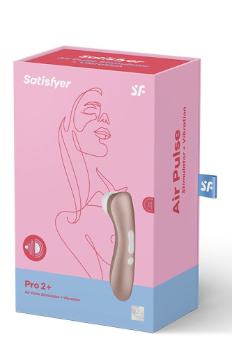 Satisfyer PRO2+ Бесконтактный стимулятор клитора, 16х4 см