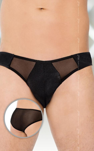 SoftLine - Thong 4466 - Трусы мужские, XL (чёрные)