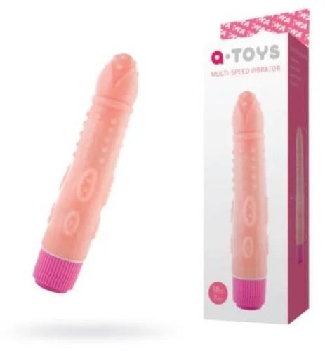 Toyfa A-Toys Multi-Speed - Реалистичный вибратор, 21х3.8 см