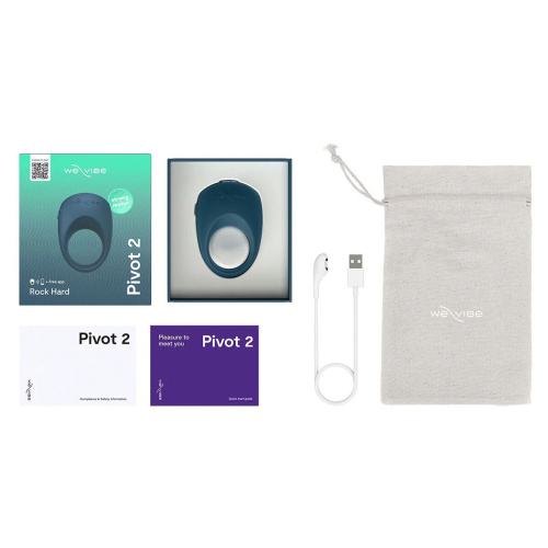 Эрекционное смарт-виброкольцо We-Vibe Pivot 2