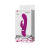 Pretty Love Freda Vibrator - Многоскоростной вибратор-кролик, 18.9х3.4 см (фиолетовый)