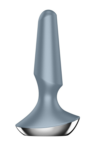 Satisfyer Plug-ilicious 2 - Анальная смарт-пробка, 14х3 см, (серая)
