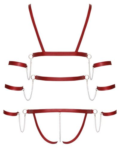Боди из стреп лент Bad Kitty Strap Body, L