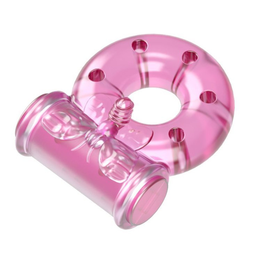 Baile Vibro Ring Pink - виброкольцо, 4.5х1.5 см (розовый)