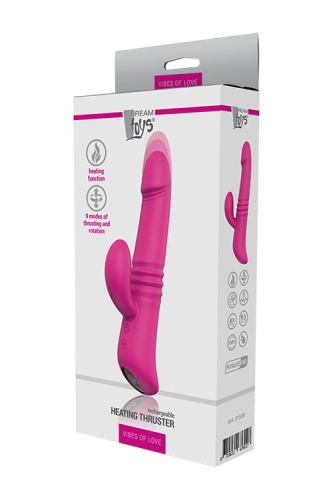 Вибратор-кролик с функцией нагрева Dream Toys Heating Thruster