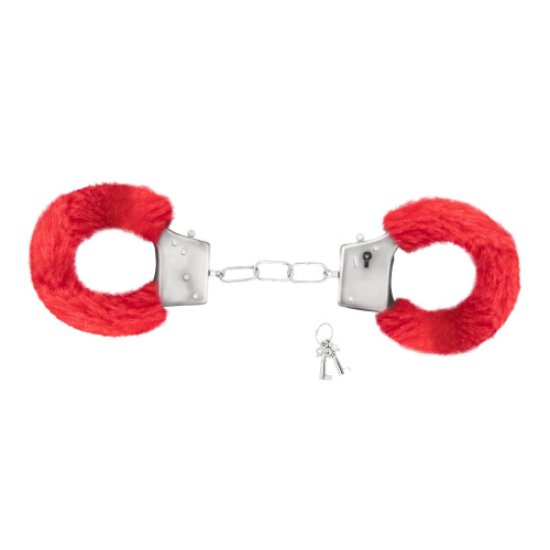 Наручники металические с мехом Love Cuffs Crushious