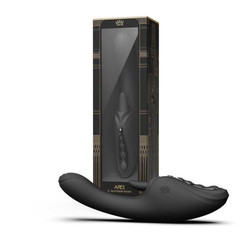 Вибратор-кролик со смарт управлением Zalo Ares Obsidian Black