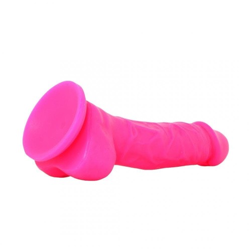 Цветной фаллоимитатор на присоске Coloursoft Soft Dildo, 13х4 см (голубой)