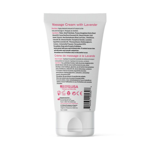 Desire by Swiss Navy Massage Cream - Массажный крем с лавандой, 150 мл