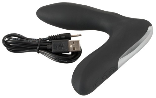 XouXou Inflatable Vibrating Prostate Plug - надувной массажер простаты с вибрацией, 13.5х3.2 см