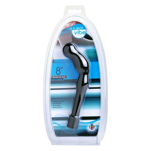 Trinity Vibes Ergo P-Spot Vibe - вибростимулятор простаты, 20.3х3.6 см (чёрный)