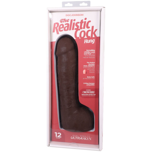 ФаллоимитаторDoc Johnson The Realistic Cock ULTRASKYN 12 Inch Hung, 31,8 см