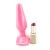 Doc Johnson Butt Plug Smooth Classic - Анальная пробка тонкая средняя, 12х3,5 см (розовый) Doc Johnson Butt Plug Smooth Classic - Анальная пробка тонкая средняя, 12х3,5 см (розовый)