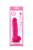 Цветной фаллоимитатор на присоске Coloursoft Soft Dildo, 13х4 см (розовый)