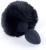Boss Jewellery Silicon PLUG  Bunny Tail  Black - Анальная пробка с хвостом, 6,5х2,7 см (черный)