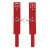 Leather Standart Hand Cuffs, Red - Наручники, 33 см (красный)