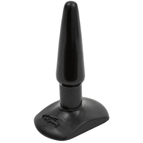 Doc Johnson Classic Butt Plug Smooth Small - Анальная пробка, малая 11Х2,5 см (черный)