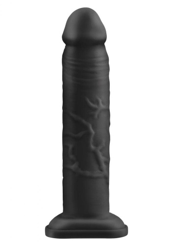 Silicone Hollow Extension - Насадка-удлинитель для пениса, 24х6 см (чёрный)