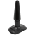 Doc Johnson Classic Butt Plug Smooth Small - Анальная пробка, малая 11Х2,5 см (черный)