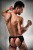 Passion 007 Thong - Мужские трусики с красным гульфиком, L/XL (чёрные с красным) Passion 007 Thong - Мужские трусики с красным гульфиком, L/XL (чёрные с красным)