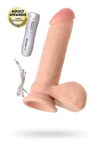 Toyfa - RealStick Elite Suction  - Вибратор реалистичный с пультом управления, 17х3.6 см