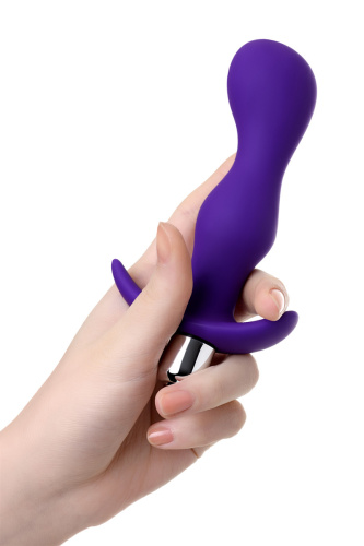 A-Toys By Toyfa L - Анальная пробка с вибрацией, 14х3 см (фиолетовый)