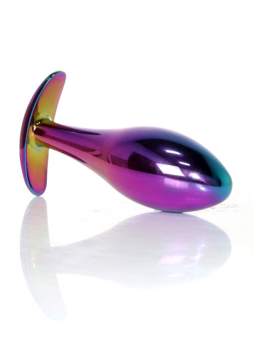 Анальная пробка с камнем B-Series Jewellery Multicolour Plug Clear, L