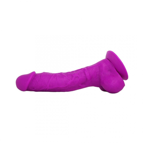 Coloursoft Soft Dildo - Цветной фаллоимитатор на присоске, 13х4 см (фиолетовый)