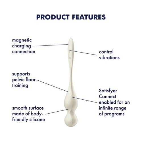 Вагинальные шарики со смарт управлением Satisfyer Love Birds 1