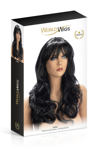 World Wigs Zara Long Brown - Перука (чорний каштан) - купити в Києві, Україні