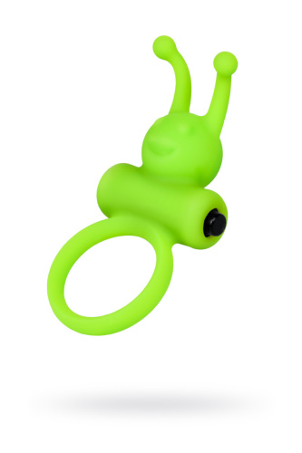 A-Toys By Toyfa - виброкольцо с усиками, 3.1 см (зелёный)